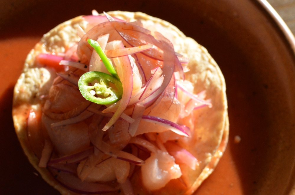 Tostada de Lobina